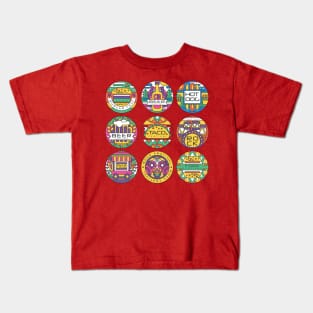 food festival logo Kids T-Shirt